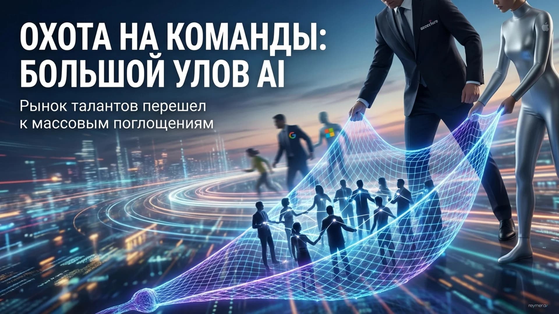 Скрытая волна поглощений: как корпорации скупают AI-таланты
